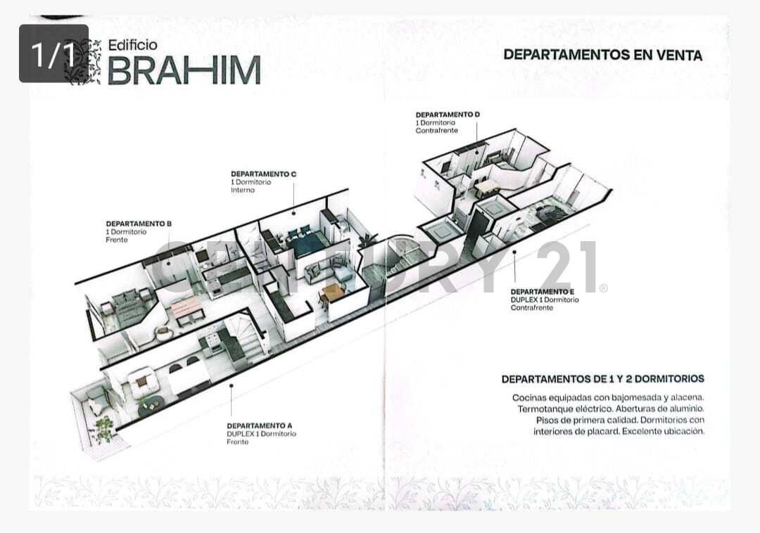 VENTA DEPARTAMNTO DUPLEX EN POZO DOS DORMITORIOS BO GENERAL PAZ — foto 1