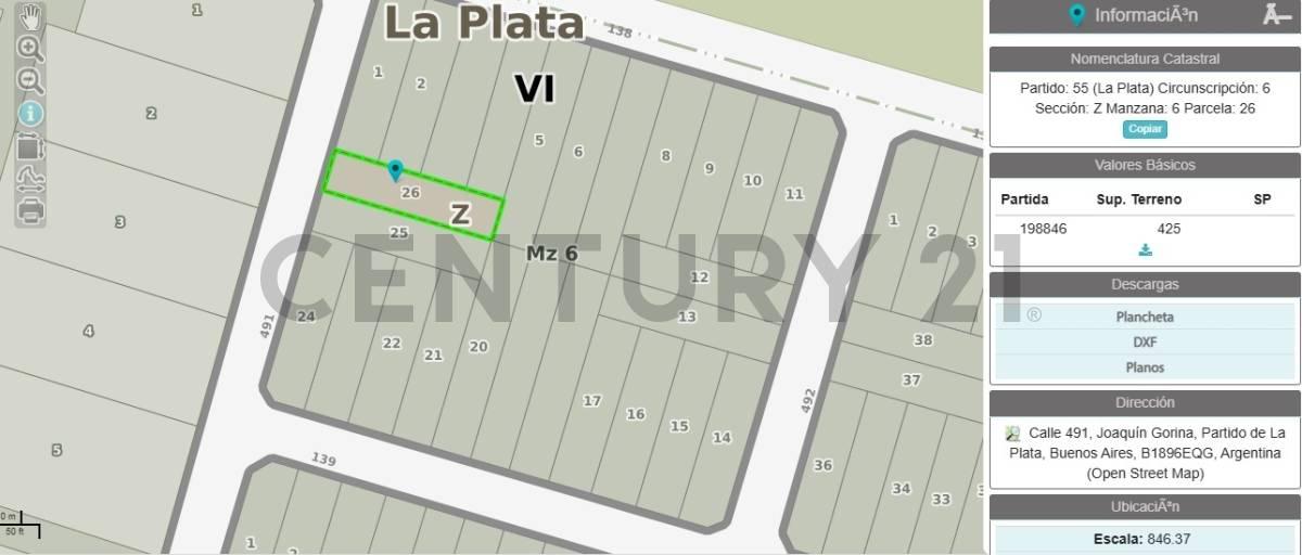 VENTA 3 Lotes en Venta en Gorina – 462 y 425 m² – Escritura Directa – Apto Construcción Familiar – Z — foto 1