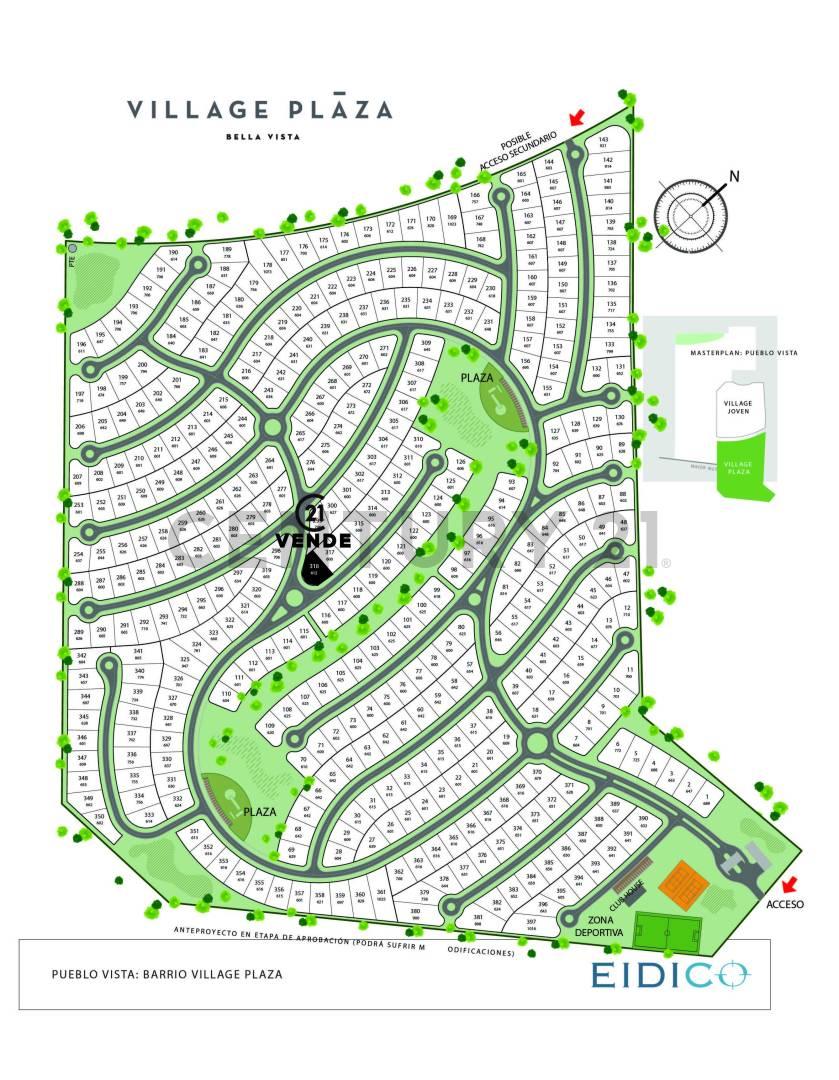 ESPECTACULAR LOTE - VILLAGE PLAZA - LOT 318 — foto 1