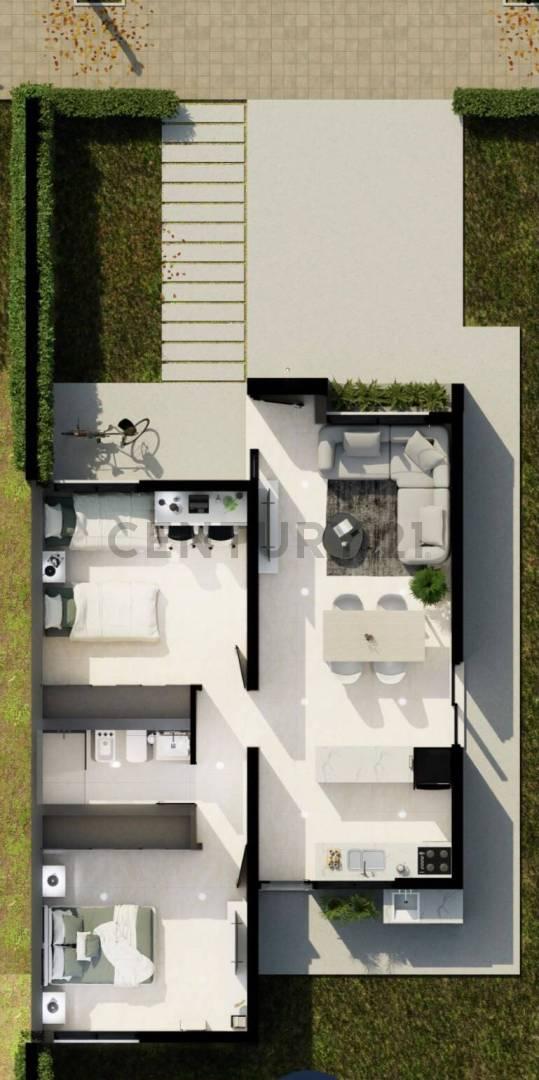 Casa a estrenar en barrio privado 70 m² sobre lote de 600 m² — foto 1