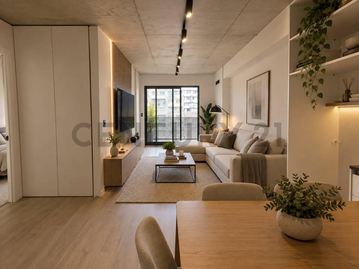 VENTA DEPARTAMENTO 1 AMBIENTE APTO PROFESIONAL LUMINOSO EN CONSTRUCCION EN ALMAGRO — foto 1