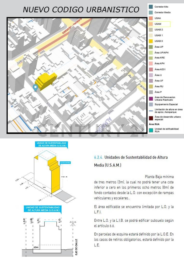 Venta Lote Almagro 12,10 x 54,30 Salguero casi Corrientes — foto 1