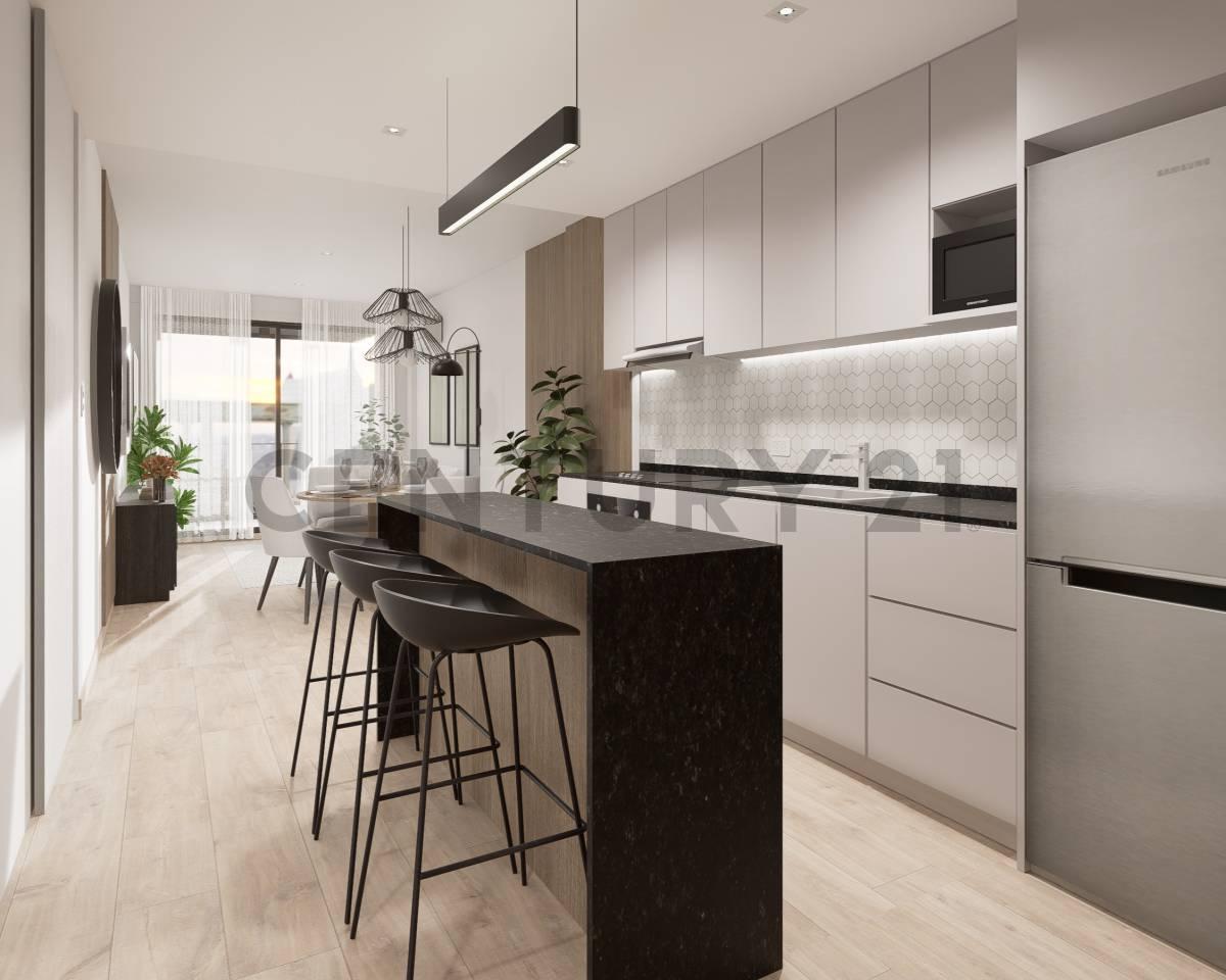 Departamento de 2 ambientes al contrafrente en 6° piso con balcón, Premium, a estrenar - Villa del P — foto 1