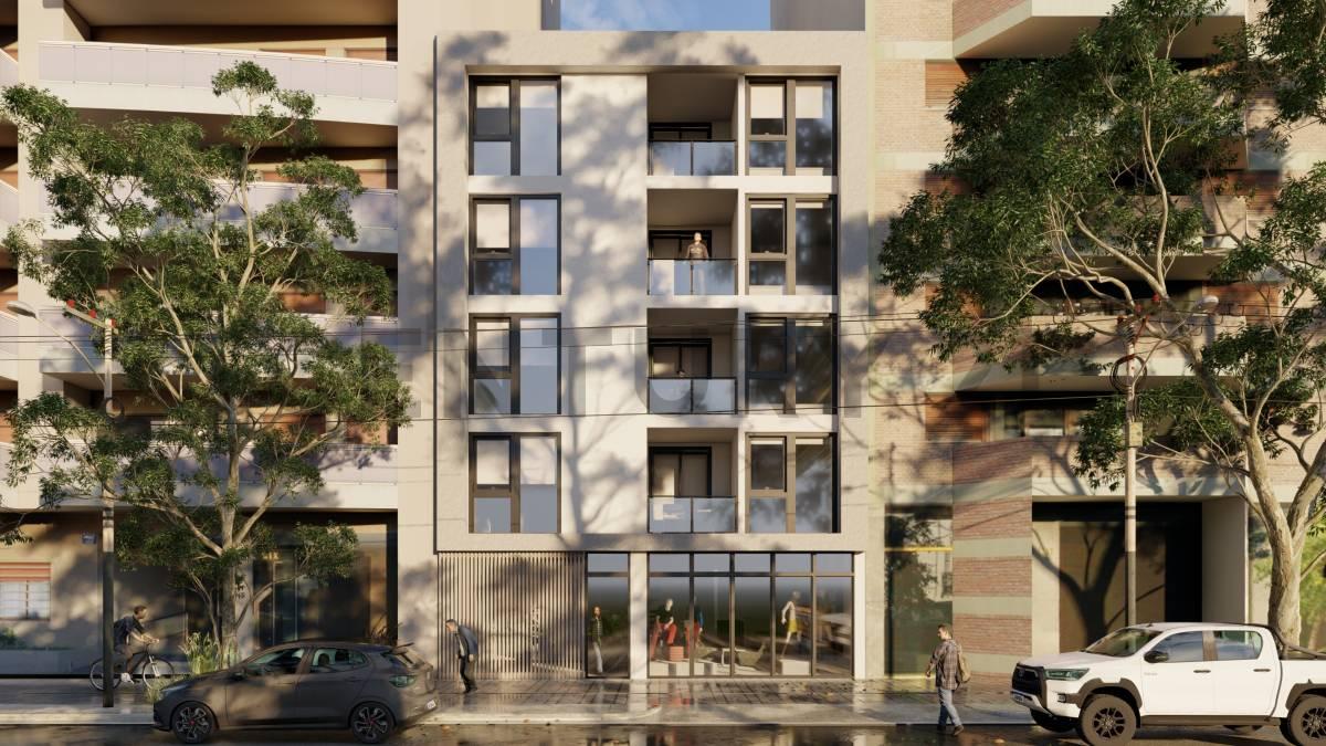 Departamento Monoambiente en construcción en venta en La Plata con PATIO — foto 1
