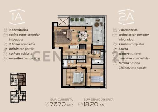 VENTA, Departamento de 2 dormitorios con cochera de Pozo, CITY BELL — foto 1