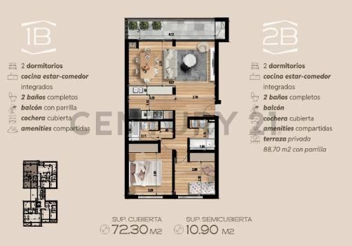 VENTA, Departamento de 2 dormitorios con cochera de Pozo, CITY BELL — foto 1