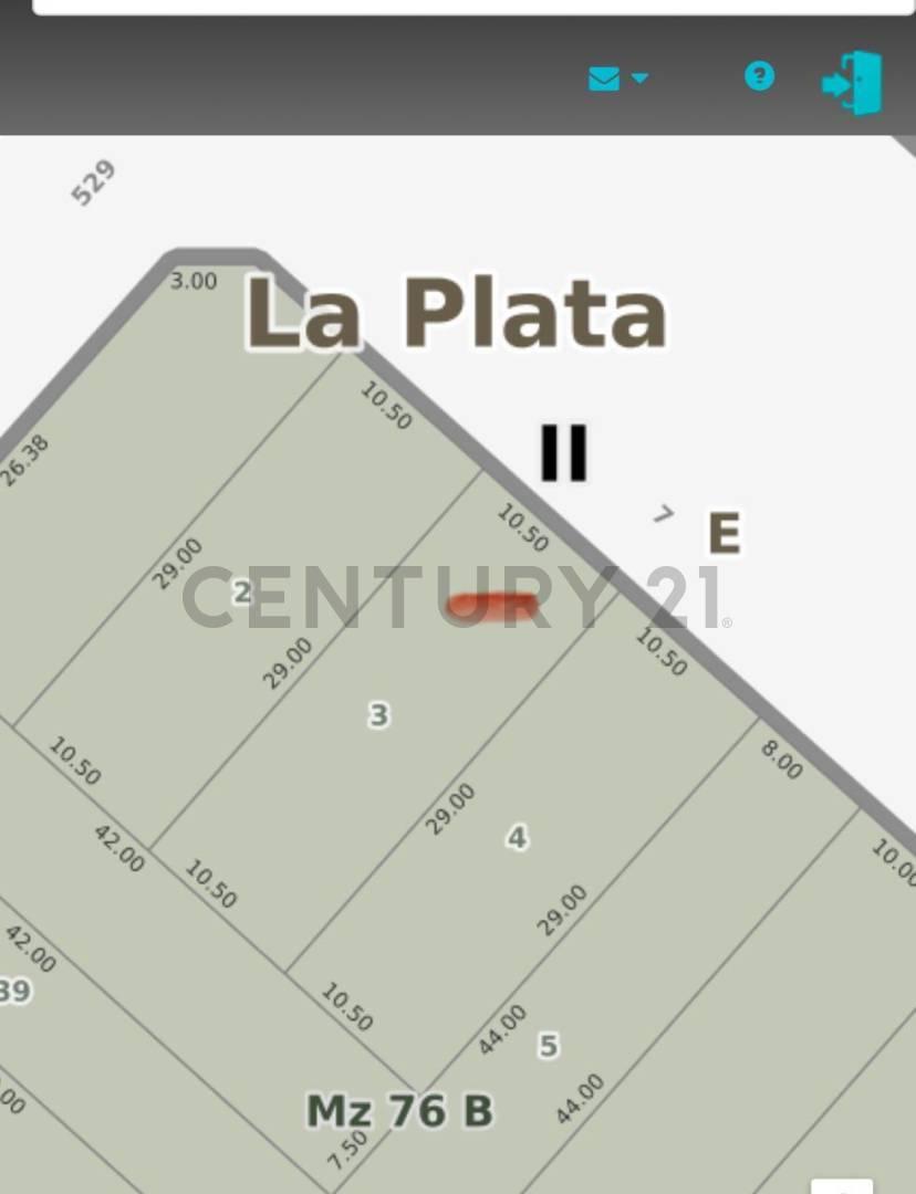 7 ENTRE 529 y 530 LOTE EN VENTA TOLOSA LA PLATA — foto 1