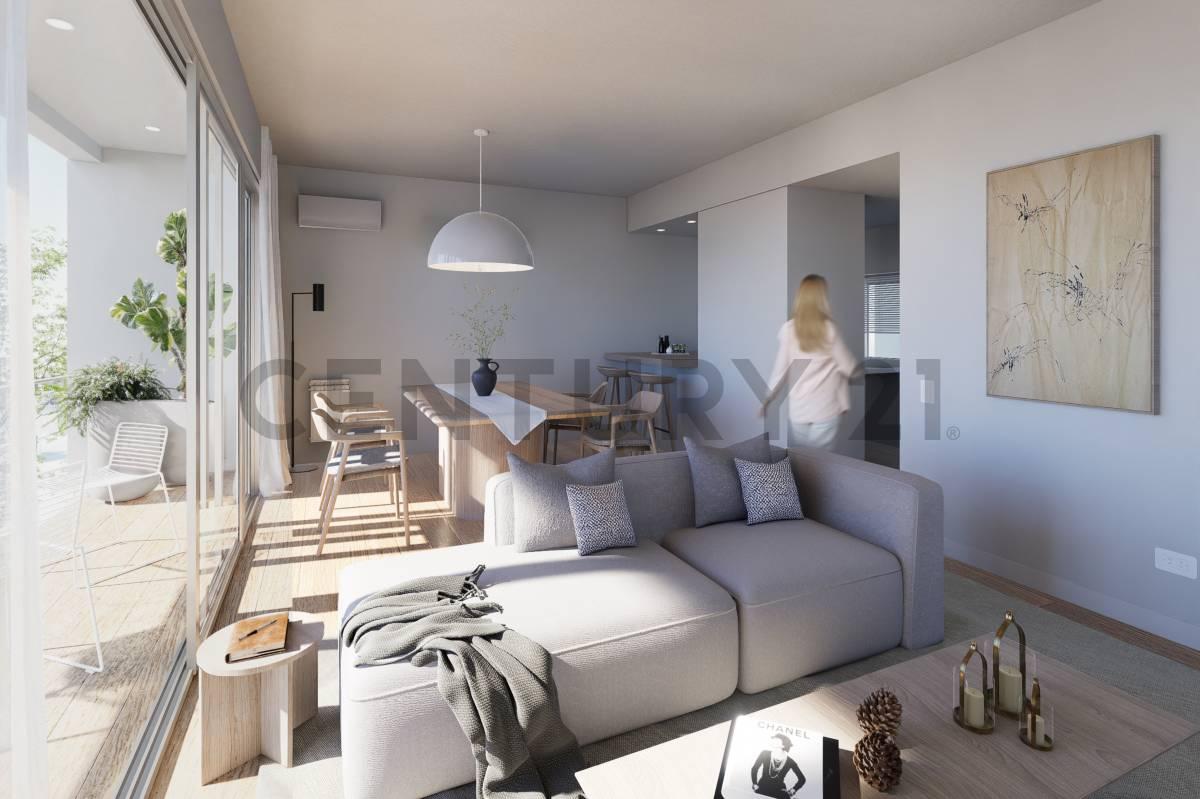 Departamento en venta en Canning de 1 dormitorio con Balcón en construcción — foto 1