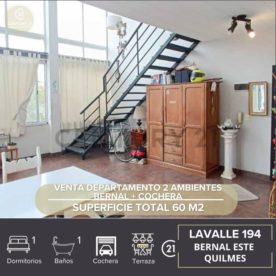VENTA DEPARTAMENTO 2 AMBIENTES BERNAL + COCHERA — foto 1
