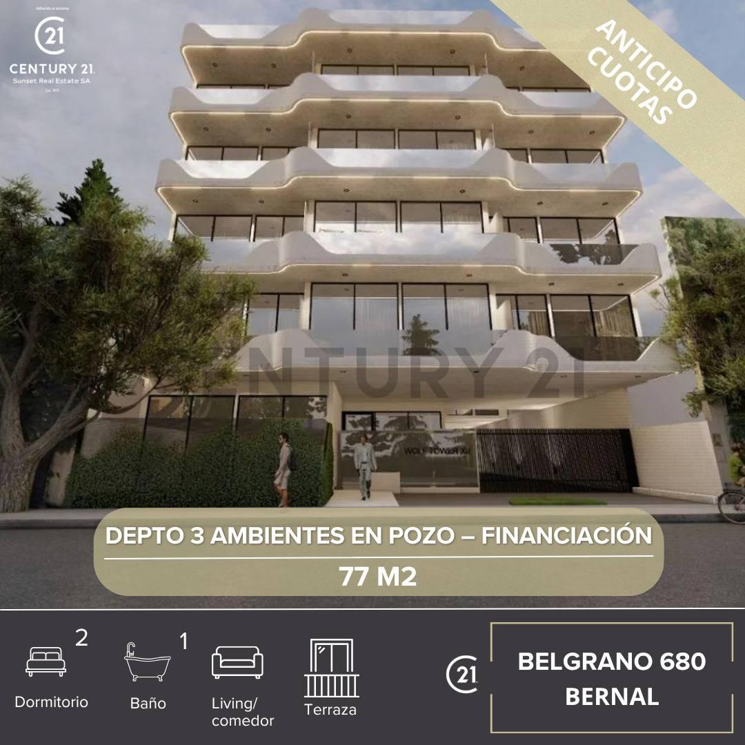 Departamento 3 Ambientes 77 m² en Bernal | Financiación | Amenities | Oportunidad — foto 1