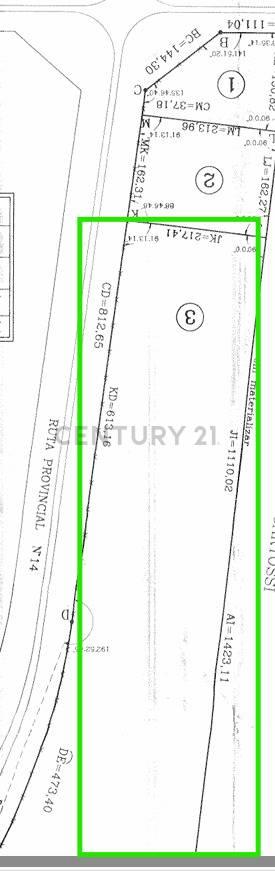 Campo mixto en venta sobre Ruta Provincial N°14 y Ruta A012 — foto 1